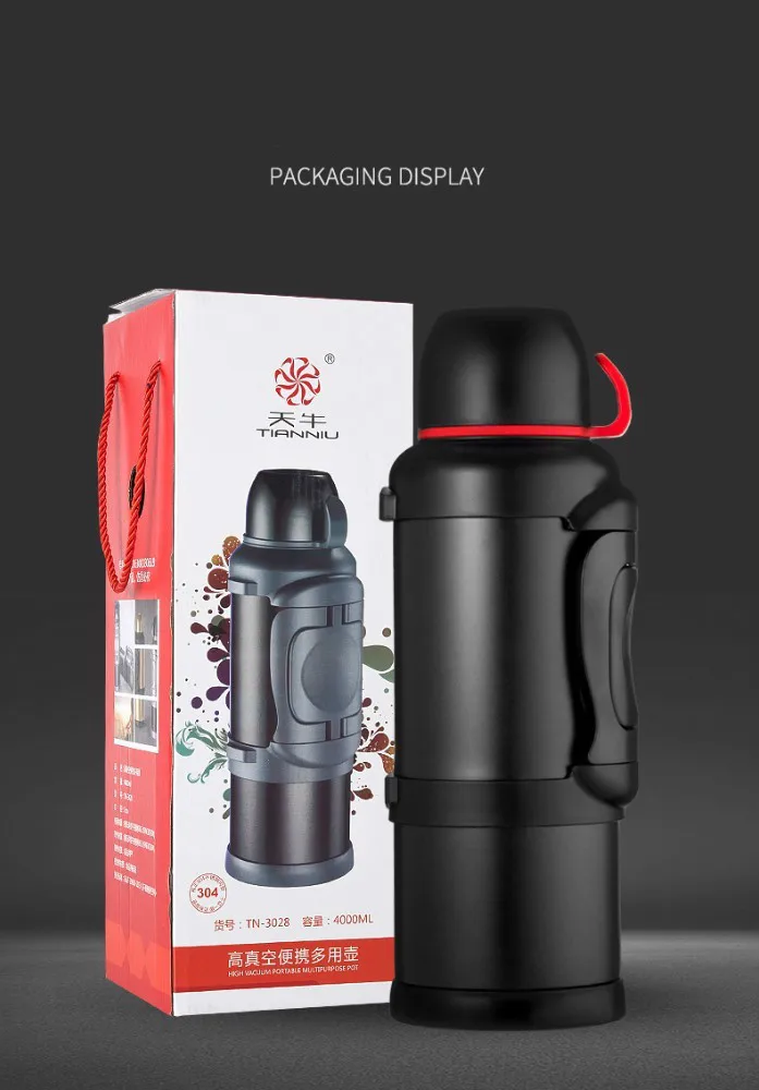 4000ML Stainless Steel Insulated Thermos Travel Coffee Mug Thermo Cup Thermal Vacuum Water Kettle Large My Bottle Thermal Cup 4L
4000ML Stainless Steel Insulated Thermos Travel Coffee Mug Thermo Cup Thermal Vacuum Water Kettle Large My Bottle Thermal Cup 4L