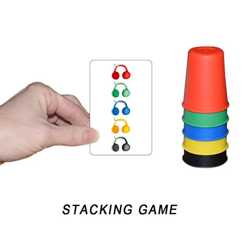 Desktop Parent-Child Interactive Puzzle Classic Card Games Outdoor Indoor Speed Cups Family Children Board Quick Funny Toys
Desktop Parent-Child Interactive Puzzle Classic Card Games Outdoor Indoor Speed Cups Family Children Board Quick Funny Toys