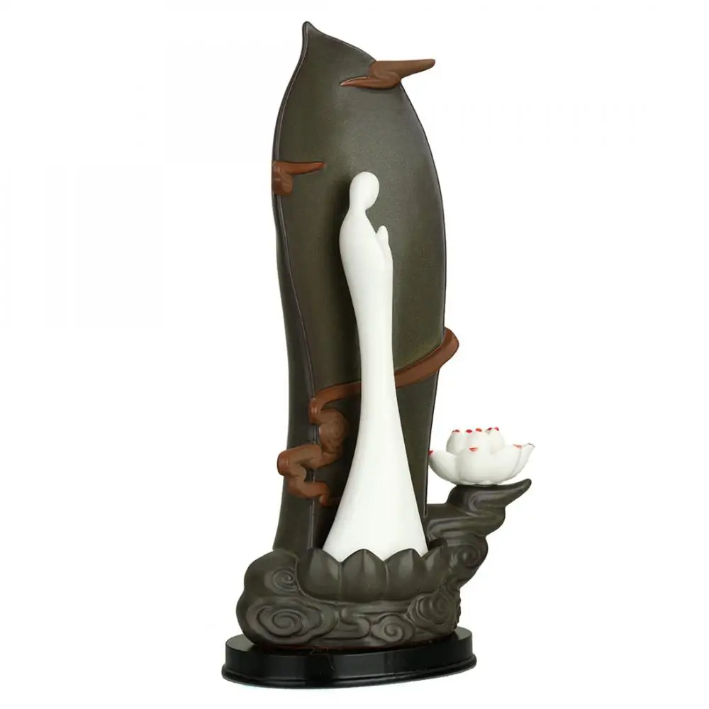 Buddha Backflow Incense Holder Smoke Waterfall Incense Burner Holder Ceramic Mountain River Handicraft Decorative Buddha GiftBox
Buddha Backflow Incense Holder Smoke Waterfall Incense Burner Holder Ceramic Mountain River Handicraft Decorative Buddha GiftBox
