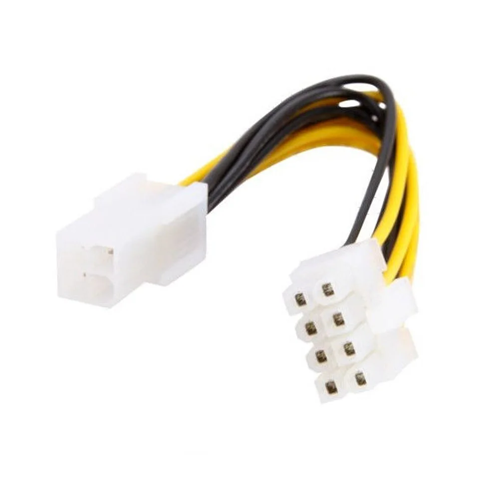 CY 4Pin to 8Pin Power Cable Adapter for PC 4P to 8P CPU P4 to P8 Extension Cables Convertor Wire Cord 20cm for Mining BTC
CY 4Pin to 8Pin Power Cable Adapter for PC 4P to 8P CPU P4 to P8 Extension Cables Convertor Wire Cord 20cm for Mining BTC