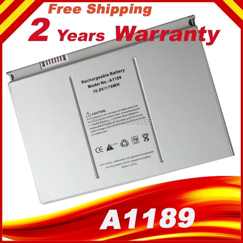 Аккумулятор для ноутбука HSW A1189 Apple MacBook Pro17 дюймов MA092T MA897X/A MA611B A1151 аккумулятор A1212