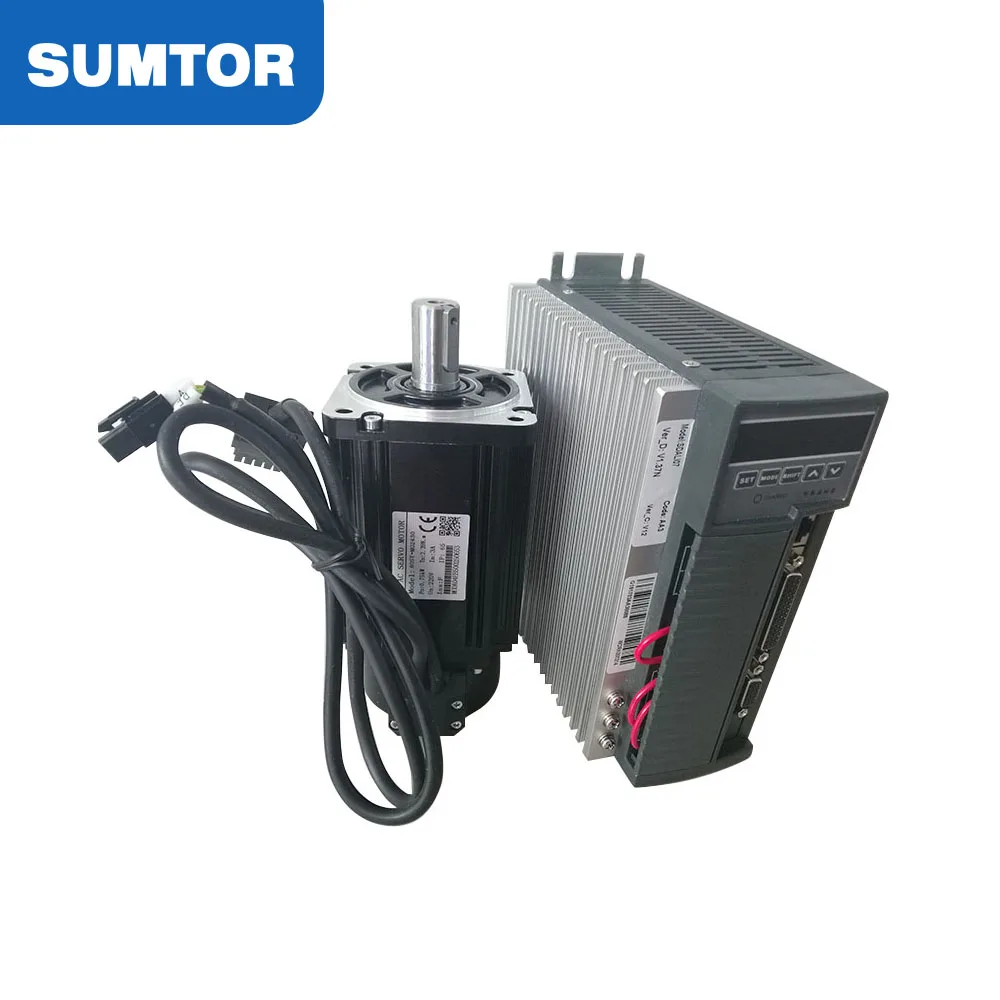 NEMA 43 Servo Motor With Servo Driver 750w 1kw 80ST-M02430 M04025 High Voltage 220VAC SUMTOR
NEMA 43 Servo Motor With Servo Driver 750w 1kw 80ST-M02430 M04025 High Voltage 220VAC SUMTOR