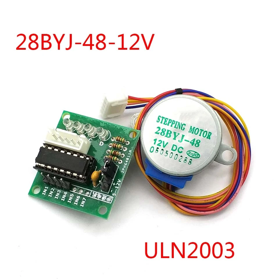 28BYJ-48 12 В 4-фазный DC Шестерня шаговый двигатель + ULN2003 плата драйвера для Uno DIY Kit
28BYJ-48 12 В 4-фазный DC Шестерня шаговый двигатель + ULN2003 плата драйвера для Uno DIY Kit