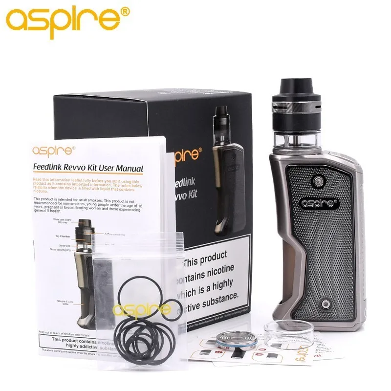 Electronic Cigarette Squonk Aspire Feedlink Vape Kit with 7ML Silicone Bottle 510 Mod and 2ML Revvo Boost Tank Use 18650 Battery
Electronic Cigarette Squonk Aspire Feedlink Vape Kit with 7ML Silicone Bottle 510 Mod and 2ML Revvo Boost Tank Use 18650 Battery
