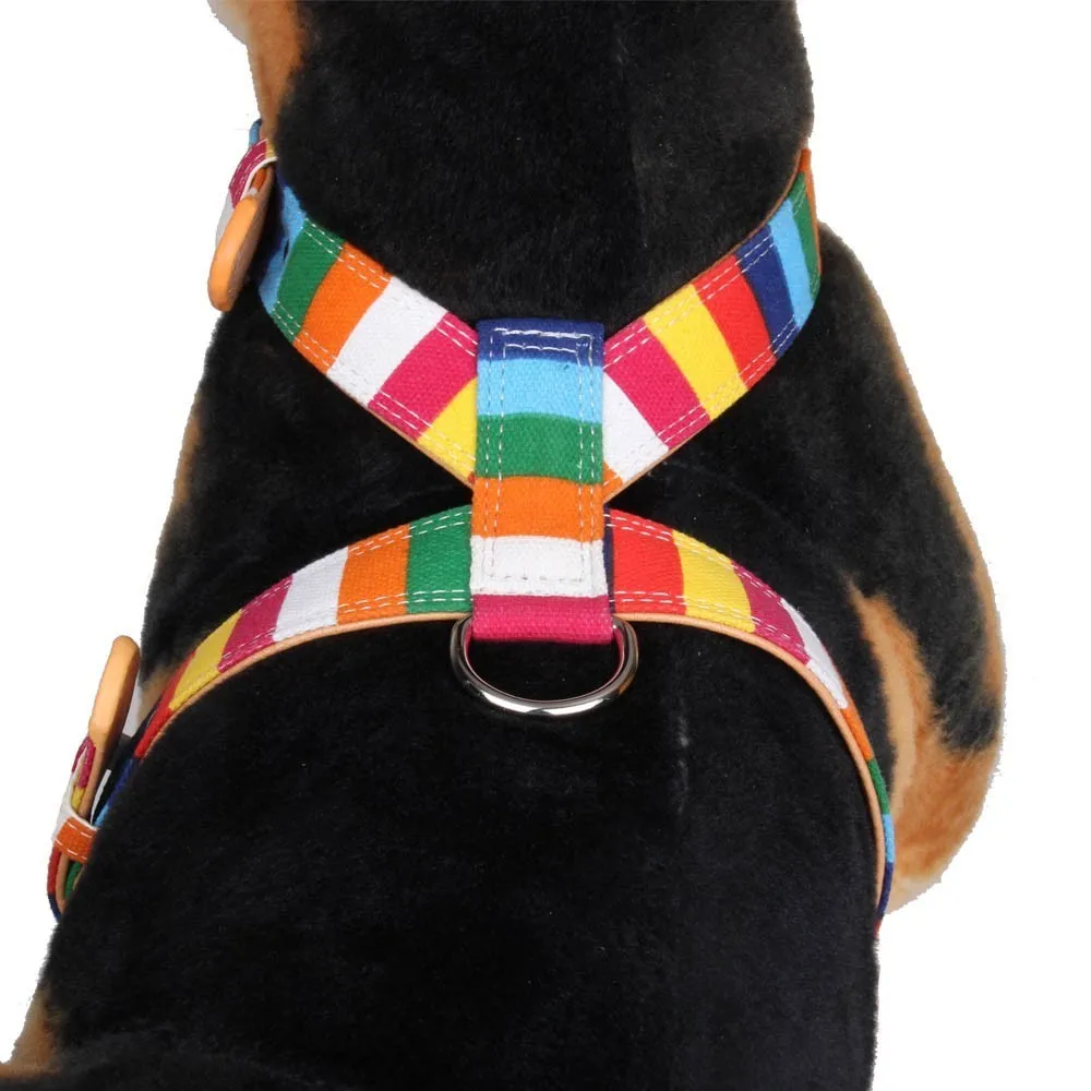 Harness for Dog Soft Canvas Leather colorful Personalized Pet Outdoor Walking Strap for Small Medium Large Dog Puppy Chihuahua
Harness for Dog Soft Canvas Leather colorful Personalized Pet Outdoor Walking Strap for Small Medium Large Dog Puppy Chihuahua