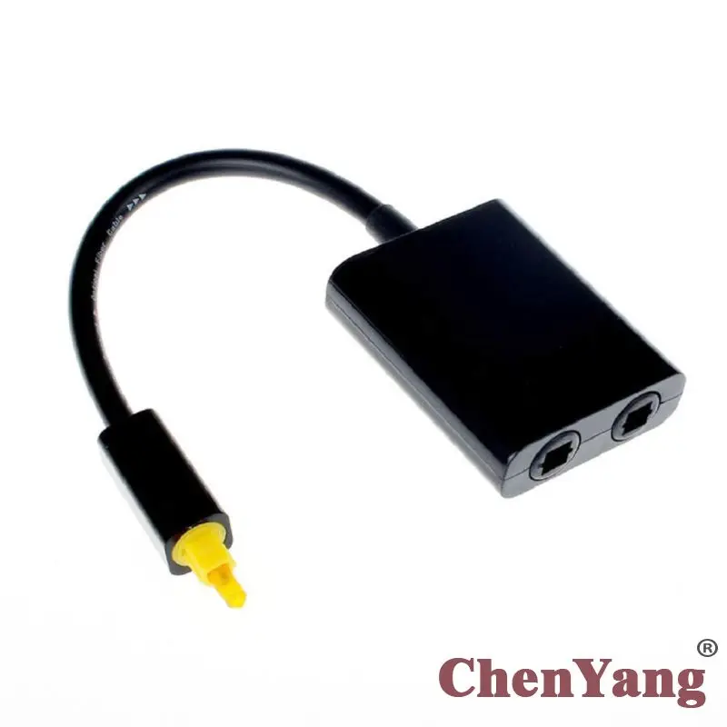 Chenyang Fiber Optic Audio Cable 1 In 2 Out Dual Port Toslink Digital Optical Audio Splitter Adapter Black
Chenyang Fiber Optic Audio Cable 1 In 2 Out Dual Port Toslink Digital Optical Audio Splitter Adapter Black