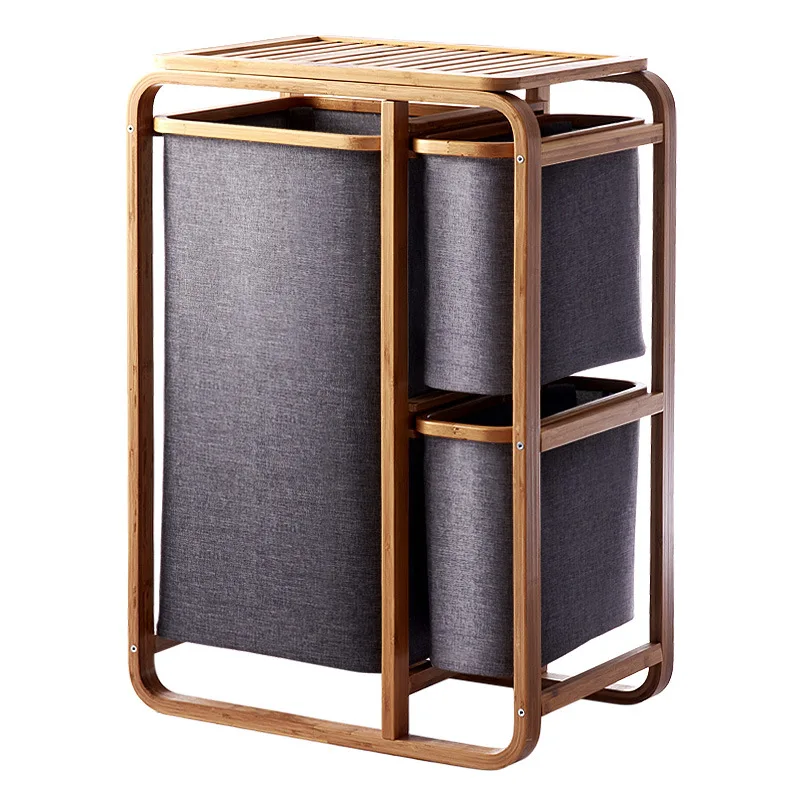 3 Gird Bamboo laundry basket dirty clothes basket bathroom laundry hamper storage basket clothes organizer
3 Gird Bamboo laundry basket dirty clothes basket bathroom laundry hamper storage basket clothes organizer