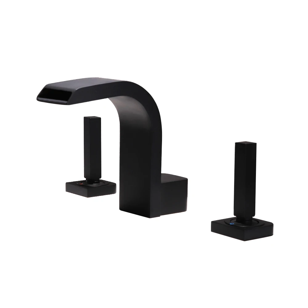 SKOWLL Bathroom Basin Faucet Deck Mounted Double Handle Faucet Black Tap Basin Mixer Hot and Cold Shower Room Sink Faucet
SKOWLL Bathroom Basin Faucet Deck Mounted Double Handle Faucet Black Tap Basin Mixer Hot and Cold Shower Room Sink Faucet