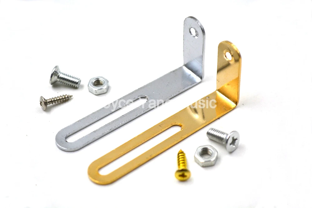 Niko Gold/Chrome/Black Metal LP Electric Guitar Pickguard Holder Scratch Plate Bracket With 2 Screws 1 Nut 
Niko Gold/Chrome/Black Metal LP Electric Guitar Pickguard Holder Scratch Plate Bracket With 2 Screws 1 Nut