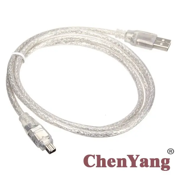 CY Chenyang IEEE 1394 Firewire 4 Pin Male iLink адаптер к USB Мужской Шнур кабель 100 см для DCR-TRV75E DV |