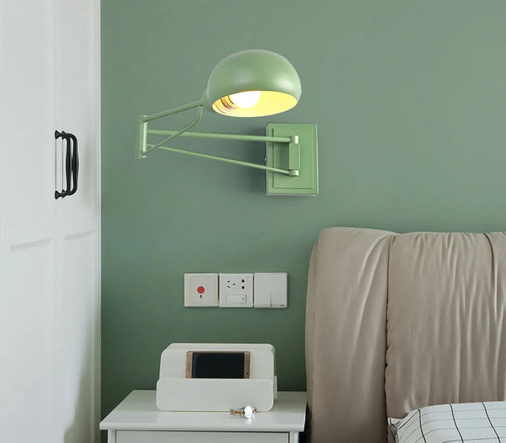 Modern Metal Creative Bedroom Bedside Light On The Wall Scalable Long Arm Work Read And Writing Wall Lamp
Modern Metal Creative Bedroom Bedside Light On The Wall Scalable Long Arm Work Read And Writing Wall Lamp