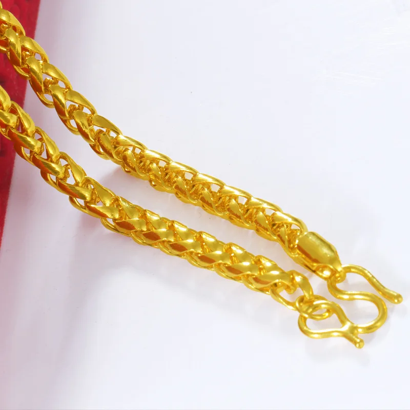 Vietnam Alluvial Gold Mens Necklace Pure Brass Plated No Fade simple gold Twist Chain Necklace designs
Vietnam Alluvial Gold Mens Necklace Pure Brass Plated No Fade simple gold Twist Chain Necklace designs