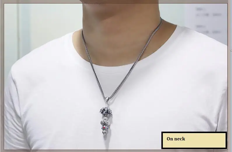 Handmade 100% 925 Silver Tibetan Dragon Pendant Necklace Pure Silver Power Dragon Pendant Necklace Lotus Amulet
Handmade 100% 925 Silver Tibetan Dragon Pendant Necklace Pure Silver Power Dragon Pendant Necklace Lotus Amulet