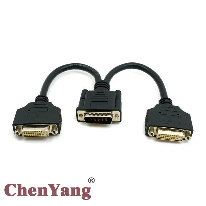 Chenyang Dual DVI 24+5 Female Female to DMS-59 Male Splitter Extension Cable for Graphics Cards & Monitor
Chenyang Dual DVI 24+5 Female Female to DMS-59 Male Splitter Extension Cable for Graphics Cards & Monitor
