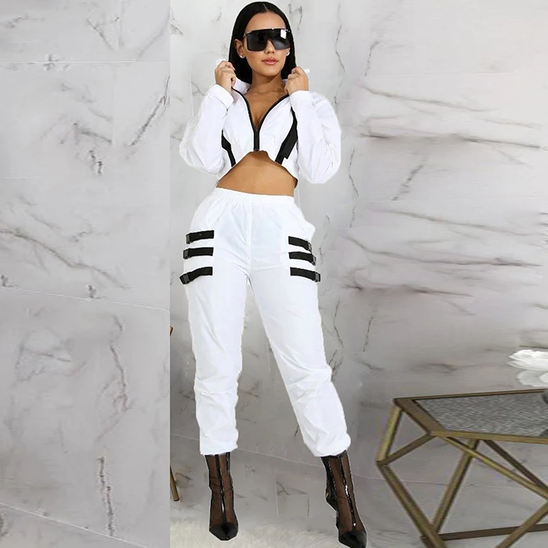 Long Sleeve TWO PIECE SET Crop Top Zipper Jacket Buckle Tracksuit Women Tweed Suit Jogger Pants Streetwear Stylish Harajuku 2pcs
Long Sleeve TWO PIECE SET Crop Top Zipper Jacket Buckle Tracksuit Women Tweed Suit Jogger Pants Streetwear Stylish Harajuku 2pcs