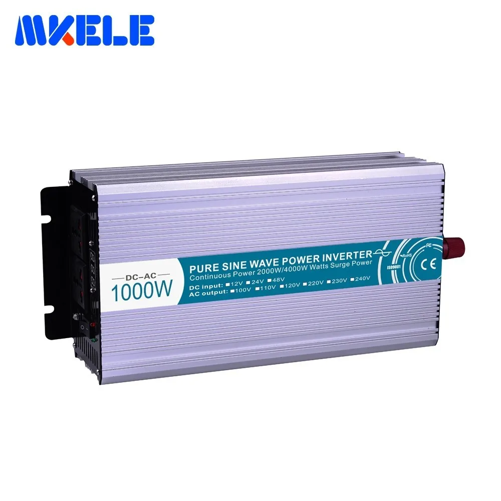 Power Inverter 1000W 12/24/48V DC-AC110/220V Power Supply Switch On-board Charger Pure Sine Wave Inverter
Power Inverter 1000W 12/24/48V DC-AC110/220V Power Supply Switch On-board Charger Pure Sine Wave Inverter