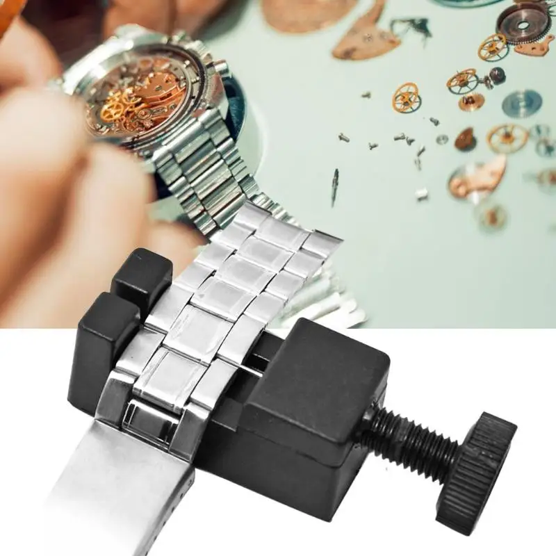 Watch Link Pin Remover For Band Strap Adjusting Repair Tools Black w/ 2 Extra Pins For Watchmaker Watch Tool Kits
Watch Link Pin Remover For Band Strap Adjusting Repair Tools Black w/ 2 Extra Pins For Watchmaker Watch Tool Kits