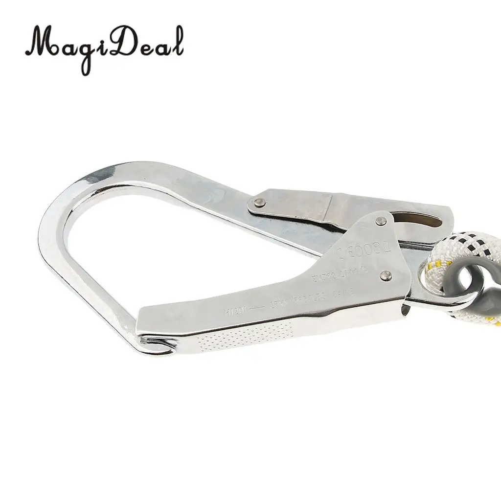 Rock Climbing Fall Protection Shock Absorbing Lanyard With Swivel Rotor Hook
Rock Climbing Fall Protection Shock Absorbing Lanyard With Swivel Rotor Hook