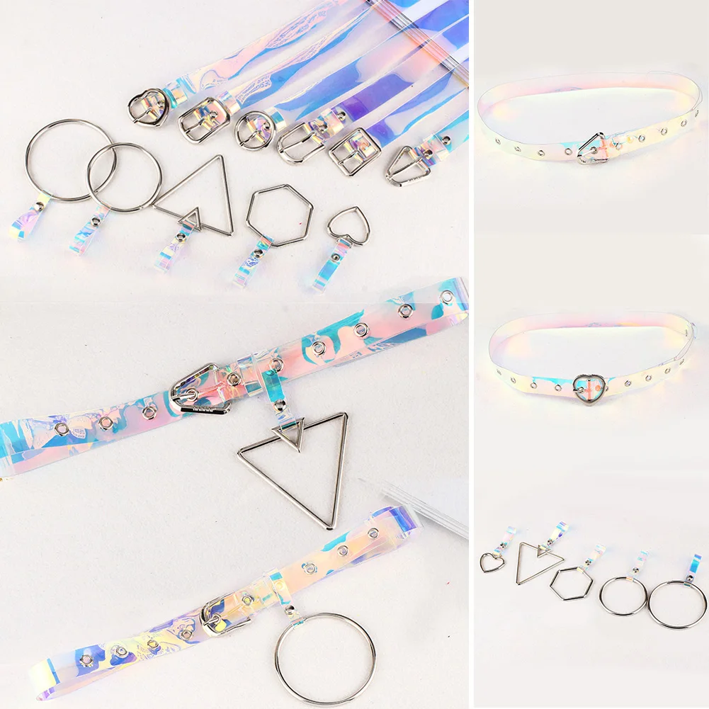 1PC New Transparent Laser Holographic Women Belt Punk Clear Color Buckle Wide Waist Circle Waistband Wedding Dress Accessories
1PC New Transparent Laser Holographic Women Belt Punk Clear Color Buckle Wide Waist Circle Waistband Wedding Dress Accessories