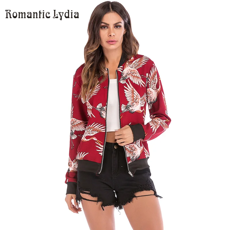 Women Jacket Fashion Ladies Retro White Crane Pattern Zipper Up Fall Jacket Casual Coat Autumn Spring Print Outwear
Women Jacket Fashion Ladies Retro White Crane Pattern Zipper Up Fall Jacket Casual Coat Autumn Spring Print Outwear