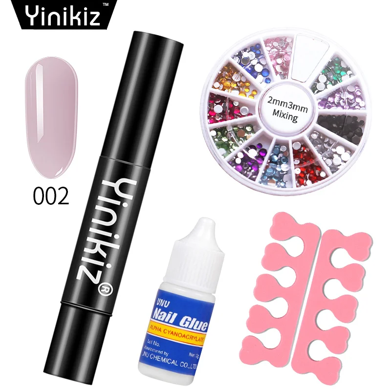 Yinikiz 4pcs Accessories One Step Nail Gel Polish Pen Set Nail Polishes Varnish Lacquer 3 In 1 Nail Art Manicure Soak Off Gel
Yinikiz 4pcs Accessories One Step Nail Gel Polish Pen Set Nail Polishes Varnish Lacquer 3 In 1 Nail Art Manicure Soak Off Gel
