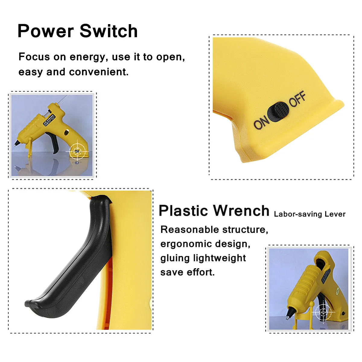 8W Wireless Cordless Hot Melt Glue-Gun Heater NL-220 Rechargeable Li-ion Repair Tool 128x135mm Safe Operation Lightweight
8W Wireless Cordless Hot Melt Glue-Gun Heater NL-220 Rechargeable Li-ion Repair Tool 128x135mm Safe Operation Lightweight