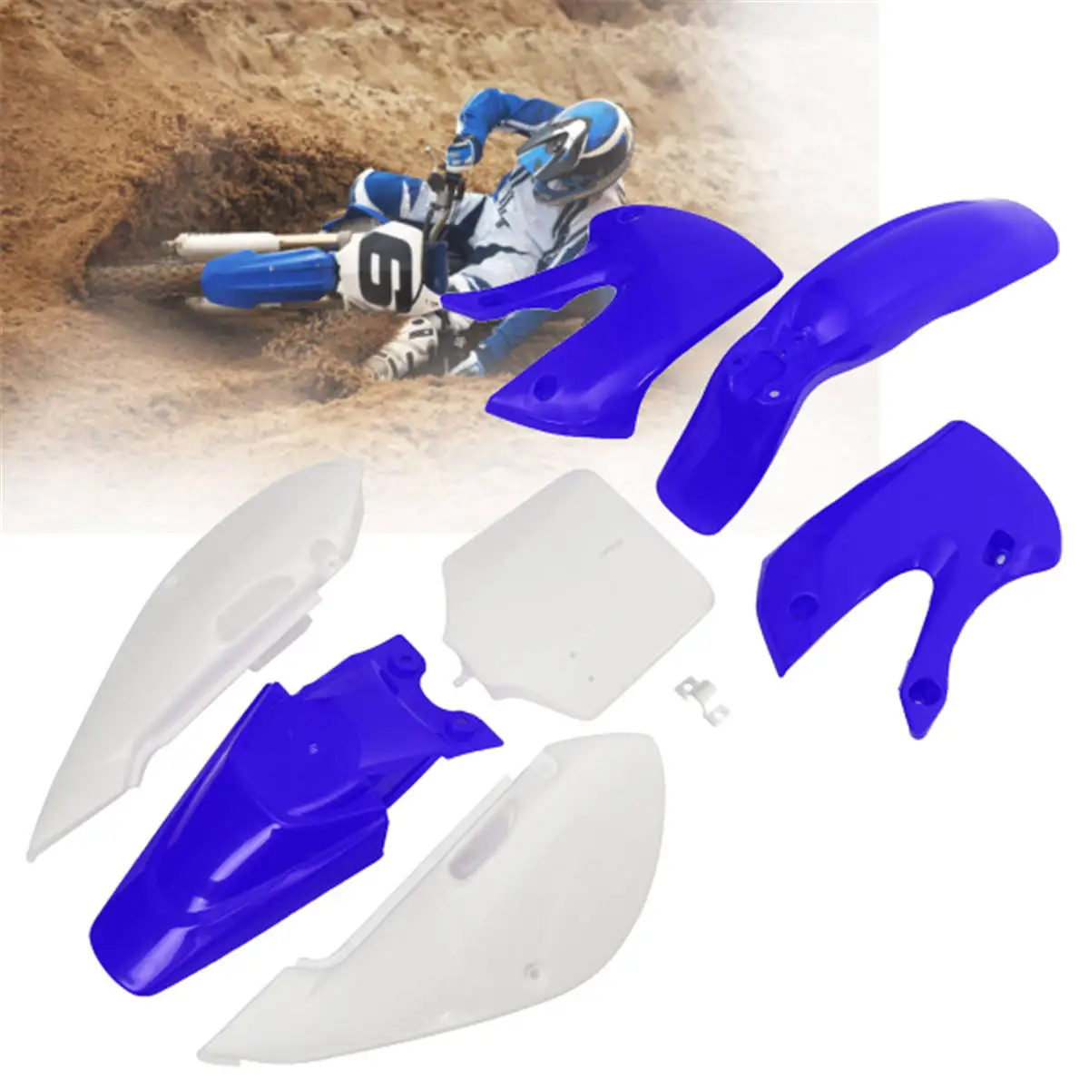 Комплект пластмассового обтекателя для мотоцикла KAWASAKI KLX 110 KX65 110cc PIT DIRT BIKE DRZ110
Комплект пластмассового обтекателя для мотоцикла KAWASAKI KLX 110 KX65 110cc PIT DIRT BIKE DRZ110