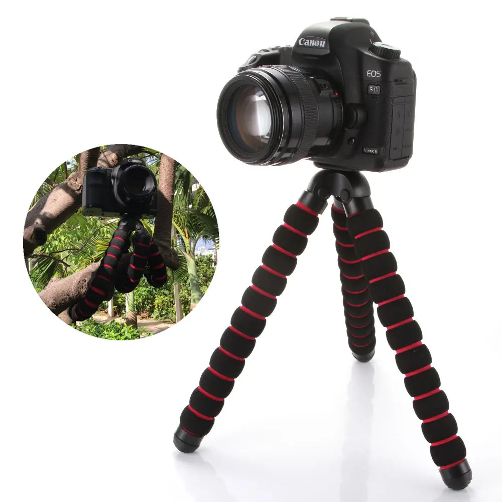 Large Octopus Spider Flexible Portable Camera Tripod Stand for A7 GH5 600D DSLR Camera Stand 1/4" 3/8" Screw Mount
Large Octopus Spider Flexible Portable Camera Tripod Stand for A7 GH5 600D DSLR Camera Stand 1/4" 3/8" Screw Mount