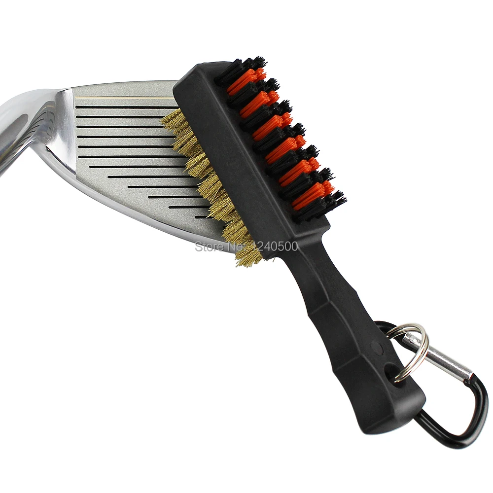 Golf Brush Golf Club Head Cleaning Brush Double Side Brass Nylon Golf Groove Cleaner with Keychain Drop Ship
Golf Brush Golf Club Head Cleaning Brush Double Side Brass Nylon Golf Groove Cleaner with Keychain Drop Ship