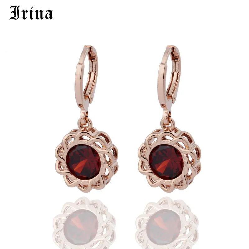 Irina 585 European and American Geometric Circle AAA Zircon Earrings Rose Gold Drop Earrings Women Earrings Wholesale
Irina 585 European and American Geometric Circle AAA Zircon Earrings Rose Gold Drop Earrings Women Earrings Wholesale