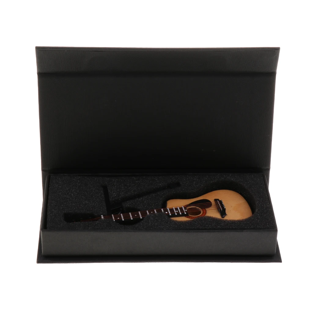 1/6 Scale Wooden Guitar Model Handmade Mini Guitar Model Action Figures Toys 12inch Dollhouse Accessories Musical Instrument
1/6 Scale Wooden Guitar Model Handmade Mini Guitar Model Action Figures Toys 12inch Dollhouse Accessories Musical Instrument