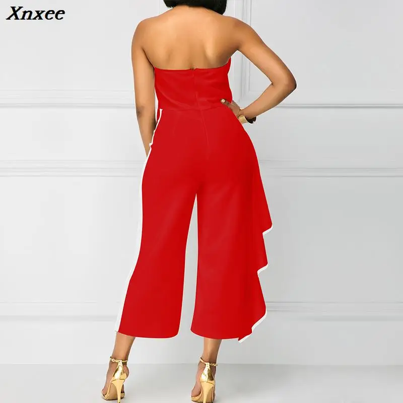 woman sexy summer ruffle white elegant combinaison femme europe and the united states jumpsuits rompers wide leg jumpsuit red
woman sexy summer ruffle white elegant combinaison femme europe and the united states jumpsuits rompers wide leg jumpsuit red