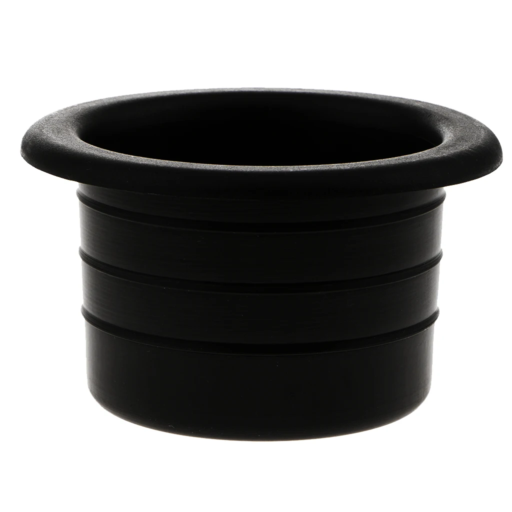Универсальный черный пластиковый стаканчик для напитков 100 мм диаметр лодки
