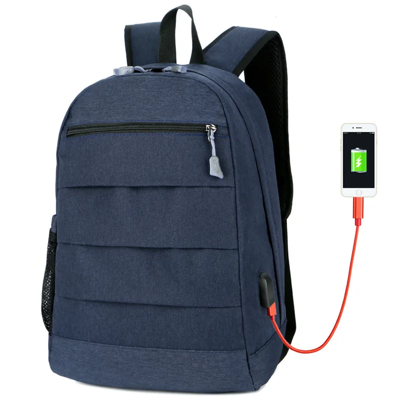 15 6-дюймовый ноутбук USB деловой мужской рюкзак с защитой от кражи