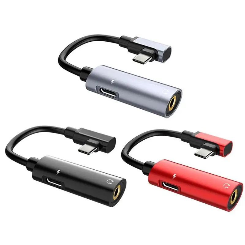 HOCO LS19 2 в 1 type C USB аудио конвертер телефон наушники с зарядным устройством