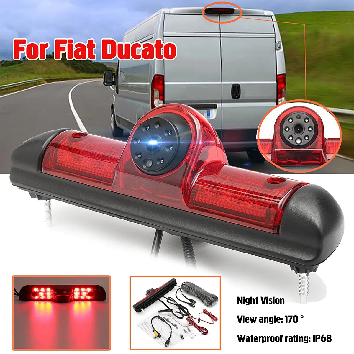 HD CCD Car Rear View Camera Reversing Backup Parking Brake Light Night Vision for Fiat Ducato late Peugeot Boxer Citroen Jumper
HD CCD Car Rear View Camera Reversing Backup Parking Brake Light Night Vision for Fiat Ducato late Peugeot Boxer Citroen Jumper