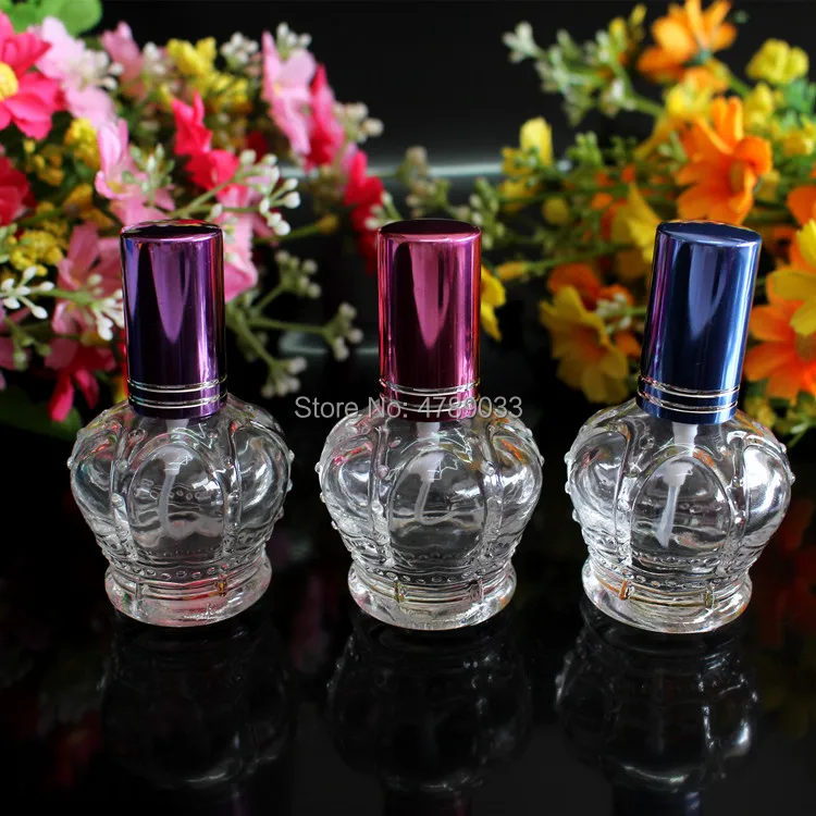 10/30pcs 15ml Portable Glass Refillable Perfume Bottle With Spray Empty Cosmetic Containers Atomizer Travel Accessories | Красота и