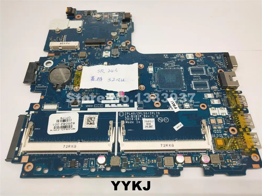Материнская плата 826124-001 825082-001 для ноутбука HP 440 G2 450 G2, материнская плата ZPL40 ZPL50 ZPL70 LA-B181P SR243 3215U
Материнская плата 826124-001 825082-001 для ноутбука HP 440 G2 450 G2, материнская плата ZPL40 ZPL50 ZPL70 LA-B181P SR243 3215U