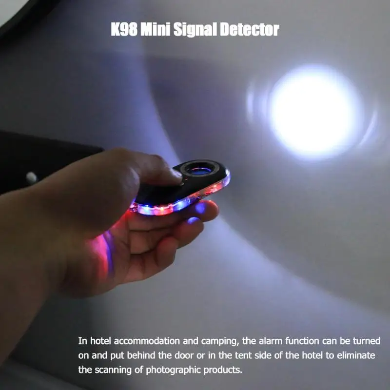 Portable K98 Mini Signal Detector Anti Candid Camera Debug GPS Locator Finder Privacy Protector Chip Detector Protect Security
Portable K98 Mini Signal Detector Anti Candid Camera Debug GPS Locator Finder Privacy Protector Chip Detector Protect Security