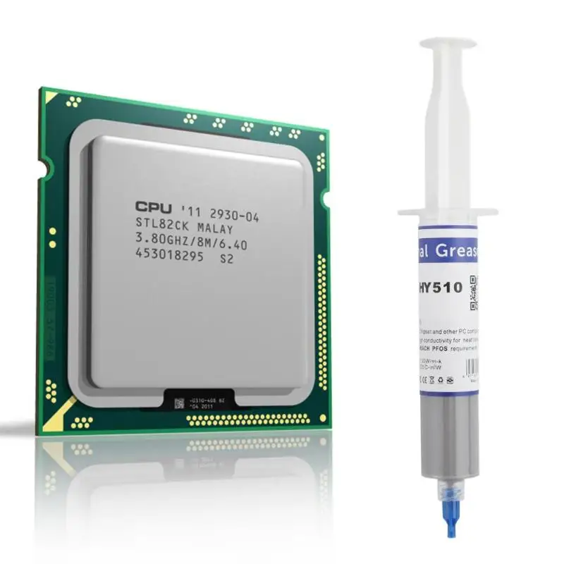 Thermal Conductive Silicone Grease Paste VODOOL HY510 for GPU Chipset Cooling -30 to180 Degree 1.93 W/m-K Grey Cooling Prop
Thermal Conductive Silicone Grease Paste VODOOL HY510 for GPU Chipset Cooling -30 to180 Degree 1.93 W/m-K Grey Cooling Prop