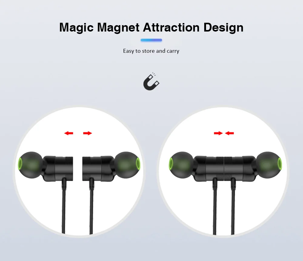 Новые Awei WT20 спортивные наушники магнит притяжения Беспроводной Bluetooth 4 2 стерео