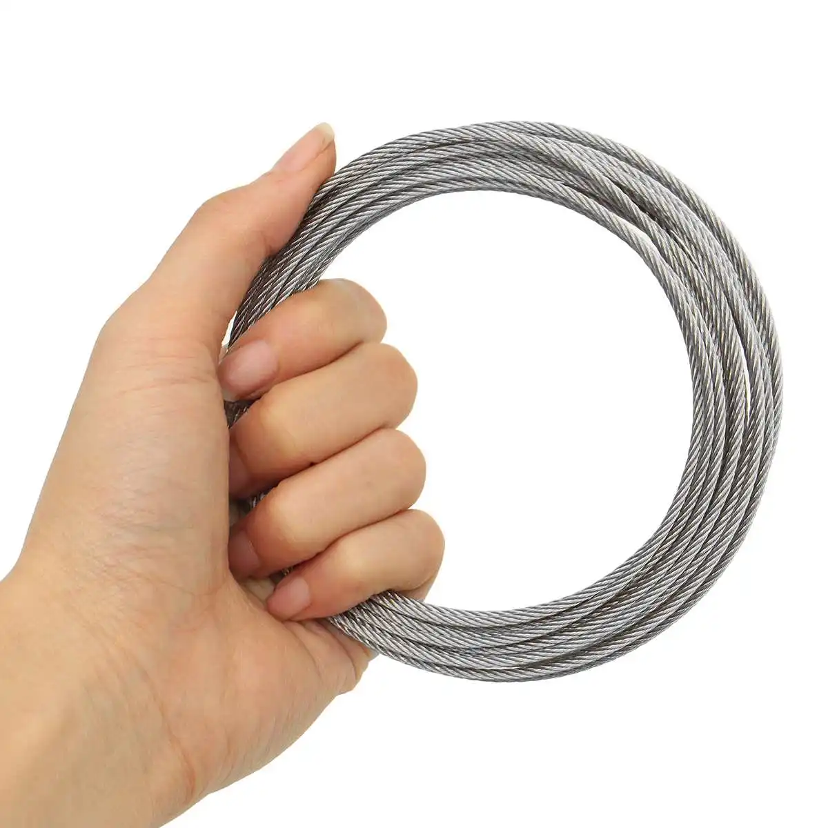 1.5mm Stainless Steel Wire Rope Fishing Lifting Cable Clothesline Tensile Diameter 1.5mm Structure Cable
1.5mm Stainless Steel Wire Rope Fishing Lifting Cable Clothesline Tensile Diameter 1.5mm Structure Cable