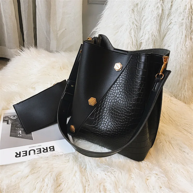 2019 New Crocodile Pattern Leather Bucket Luxury Handbags Women Bags Designer Bolsa Feminina Shoulder For Bag Female Day Clutch
2019 New Crocodile Pattern Leather Bucket Luxury Handbags Women Bags Designer Bolsa Feminina Shoulder For Bag Female Day Clutch