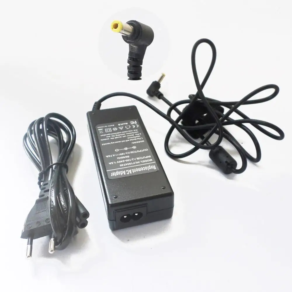 

19V 4.74A AC Adapter Power Supply Cord For Lenovo IdeaPad U330 U350 U450 U550 Y530 Y550 Y560 90W PA-1900-52LC Battery charger