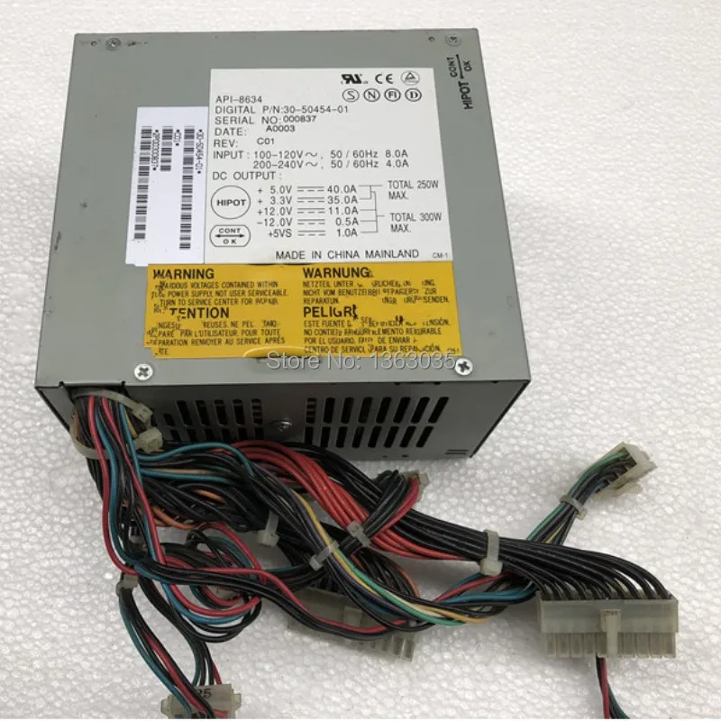 DHL EMS Бесплатная доставка 30 50454 01 API 8634 источник питания для AlphaStation DS10