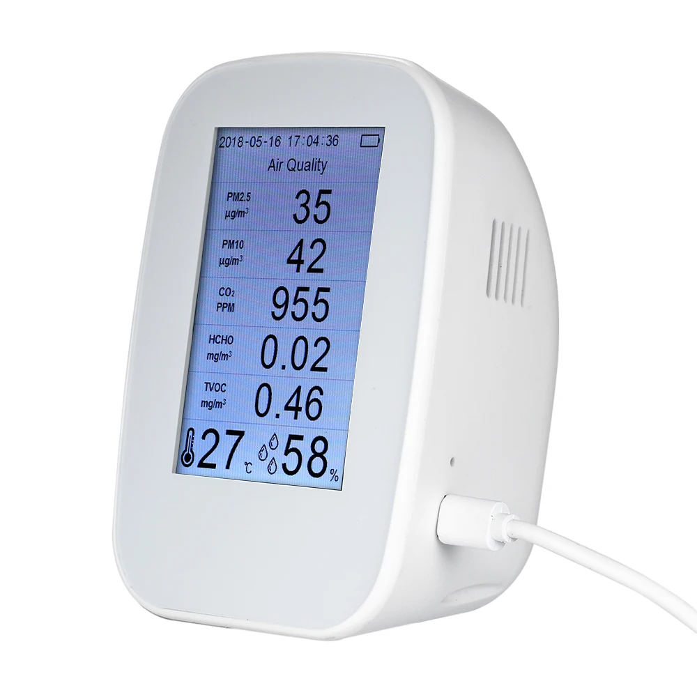 KKMOON D9-B Air Quality Monitor Indoor/Outdoor Digital PM2.5 Gas Analyzer TVOC Tester Air Analyzers
KKMOON D9-B Air Quality Monitor Indoor/Outdoor Digital PM2.5 Gas Analyzer TVOC Tester Air Analyzers