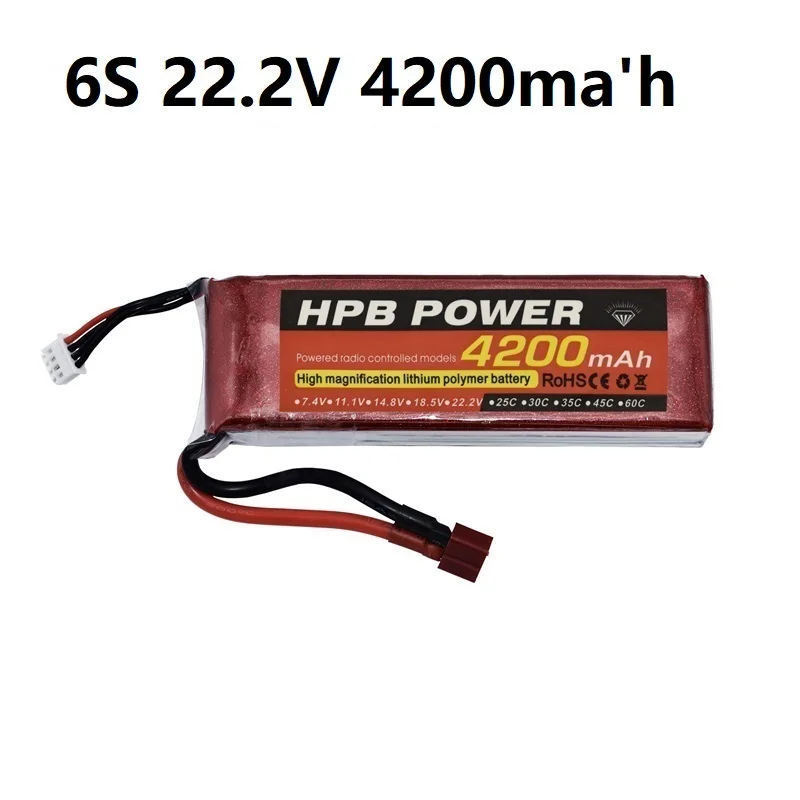 Литий-полимерный аккумулятор 6S, батарея 22,2 в 4200 мАч 45C Lipo 6S 22,2 в для радиоуправляемых вертолетов, автомобилей, лодок, Ру дронов, батарея HPB
Литий-полимерный аккумулятор 6S, батарея 22,2 в 4200 мАч 45C Lipo 6S 22,2 в для радиоуправляемых вертолетов, автомобилей, лодок, Ру дронов, батарея HPB