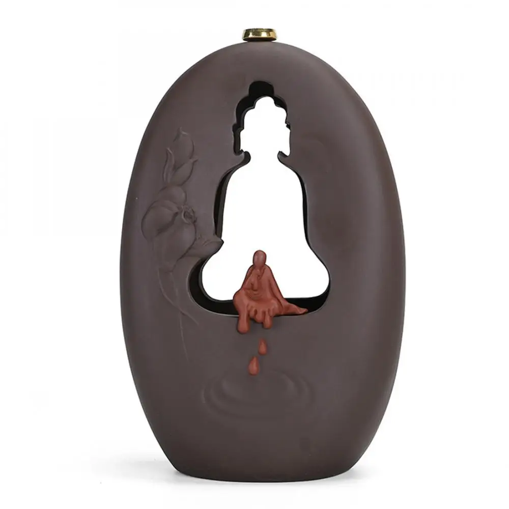 Buddha Backflow Incense Burner Smoke Waterfall Incense Burner Holder Ceramic Censer Aromatherapy Furnace Decorative Buddha
Buddha Backflow Incense Burner Smoke Waterfall Incense Burner Holder Ceramic Censer Aromatherapy Furnace Decorative Buddha