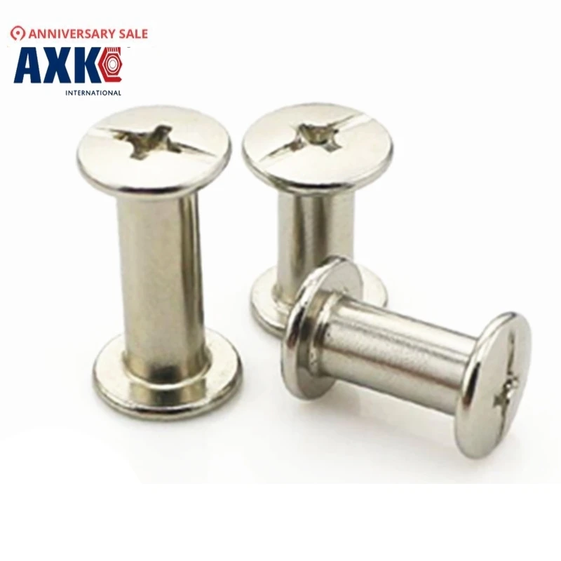 M5*5/6/8/10/12/15/18/20/25/30/35/40mm Photo Album screw Snap Rivet Books Butt Screw assembling Bolts steel-nickel plated
M5*5/6/8/10/12/15/18/20/25/30/35/40mm Photo Album screw Snap Rivet Books Butt Screw assembling Bolts steel-nickel plated
