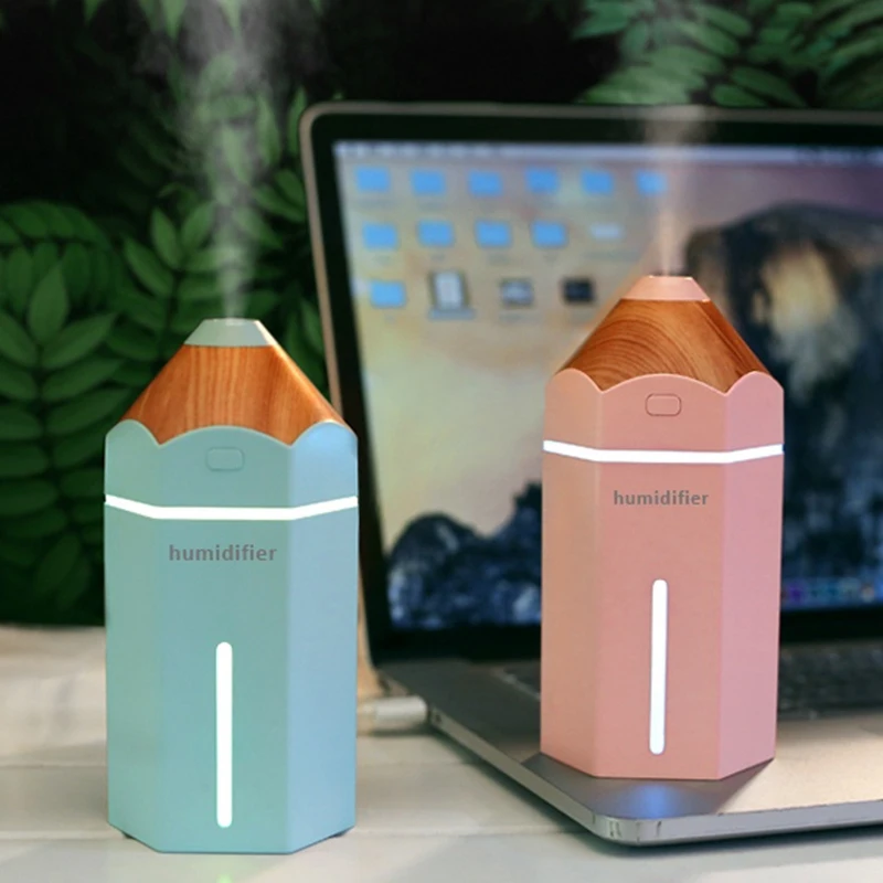 Карандаш увлажнитель USB Ультразвуковой воздуха для ароматерапии светодиодный